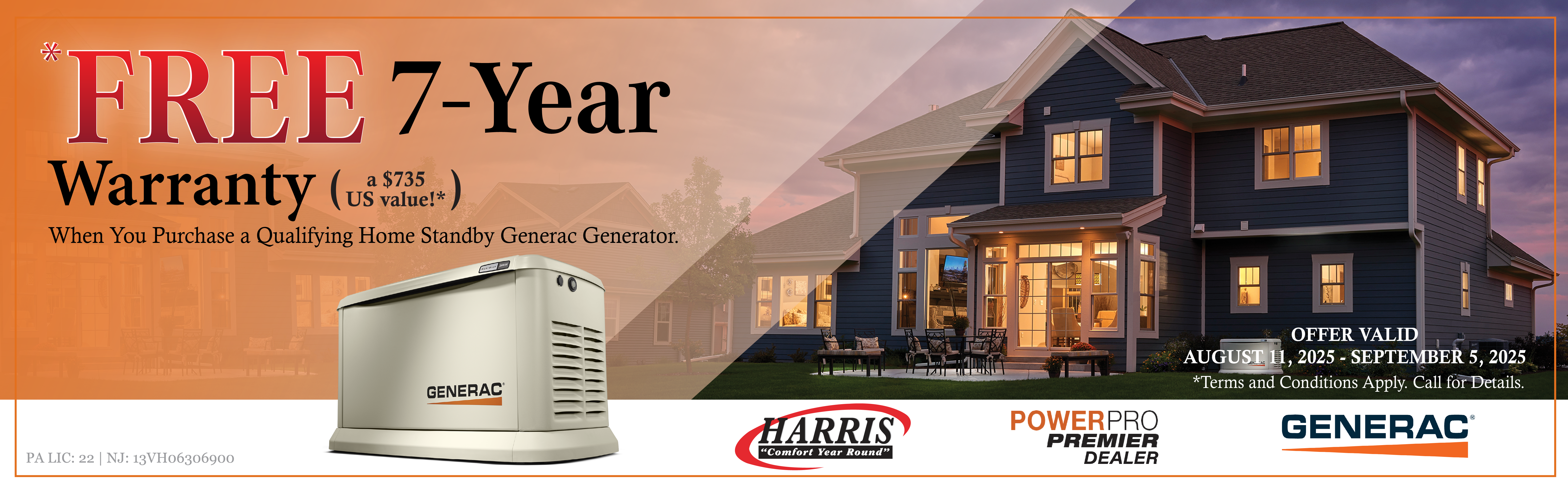 FREE 7-Year Warranty