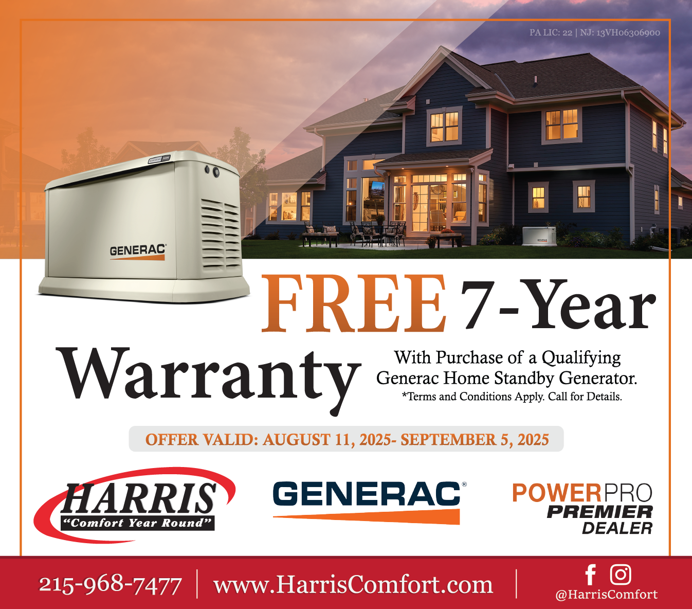 FREE 7-Year Warranty